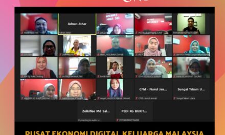 ONLINE POCKET TALK BERSAMA PUSAT EKONOMI DIGITAL KELUARGA MALAYSIA (PEDI) KLUSTER JERANTUT PAHANG